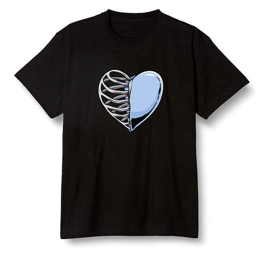 Pop Colour AJ1 Retro High OG Hyper Royal - Your heart  - Black Men T-shirt