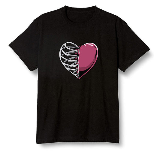 Pop Colour AJ1 Retro High OG Bordeaux - Your heart  - Black Men T-shirt