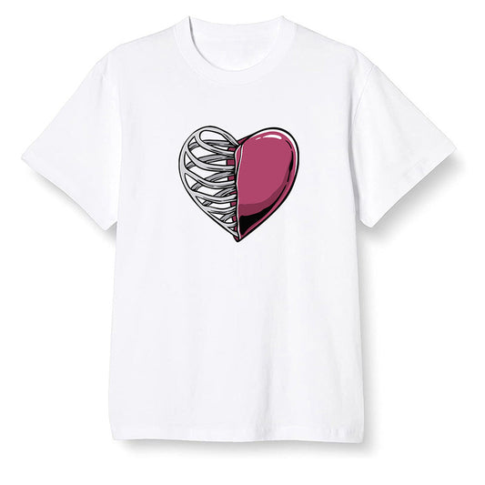 Pop Colour AJ1 Retro High OG Bordeaux - Your heart  - White Men T-shirt