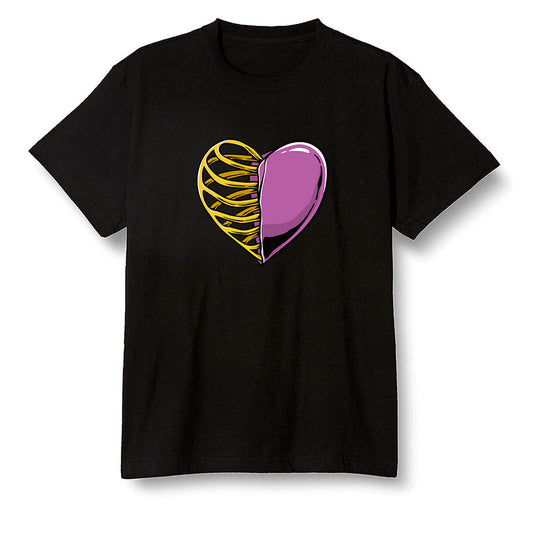 Pop Colour AJ1 Retro High OG Brotherhood - Your heart  - Black Men T-shirt