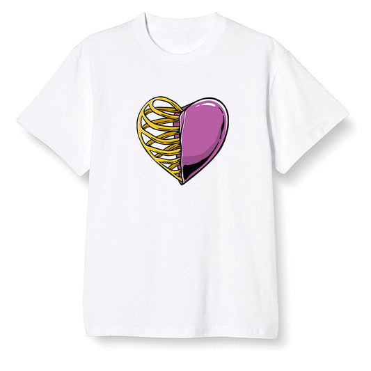 Pop Colour AJ1 Retro High OG Brotherhood - Your heart  - White Men T-shirt