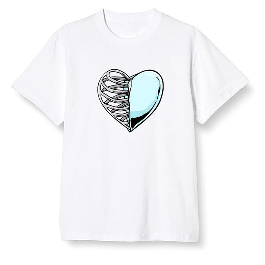 Pop Colour AJ1 NRG Joint Model - White - Your heart  - White Men T-shirt