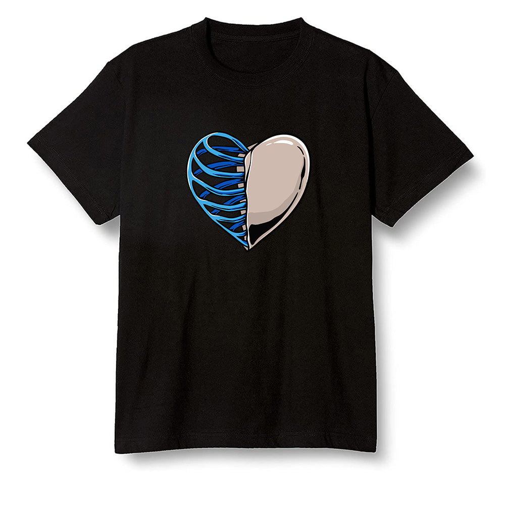 Pop Colour AJ1 Retro High OG PRO Prototype - Your heart  - Black Men T-shirt