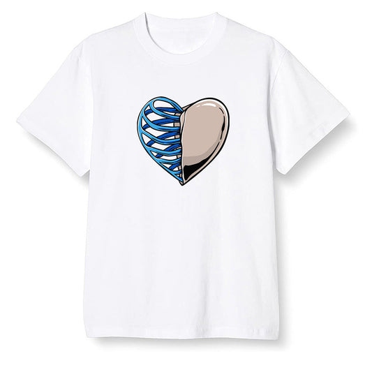 Pop Colour AJ1 Retro High OG PRO Prototype - Your heart  - White Men T-shirt