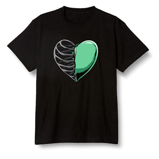 Pop Colour AJ13 Retro 'Lucky Green' - Your heart - Black Men T-shirt