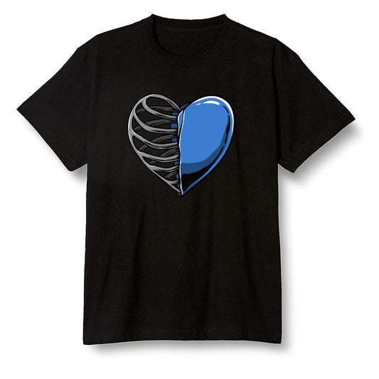 Pop Colour AJ13 Retro Flint - Your heart - Black Men T-shirt