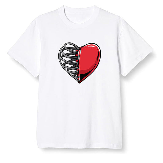 Pop Colour AJ6 Retro Black Infrared - Your heart - White Men T-shirt