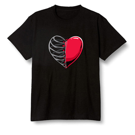 Pop Colour AJ6 Retro White Infrared - Your heart - Black Men T-shirt