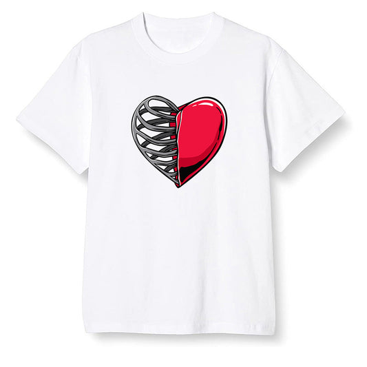 Pop Colour AJ6 Retro White Infrared - Your heart - White Men T-shirt