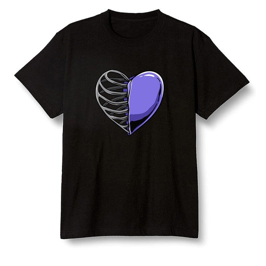 Pop Colour AJ6 Retro Ltr Flint - Your heart - Black Men T-shirt