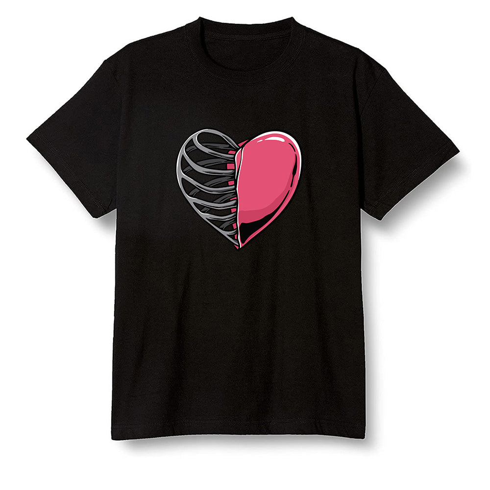 Pop Colour AJ6 Retro Hare - Your heart - Black Men T-shirt
