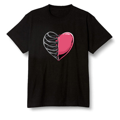 Pop Colour AJ6 Retro Hare - Your heart - Black Men T-shirt