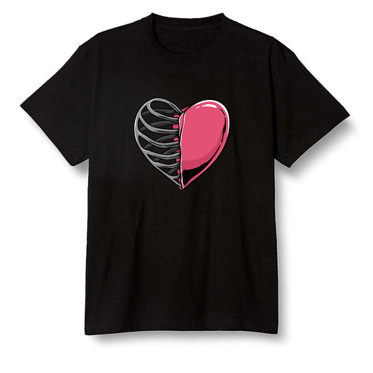 Pop Colour AJ6 Retro Hare - Your heart - Black Men T-shirt