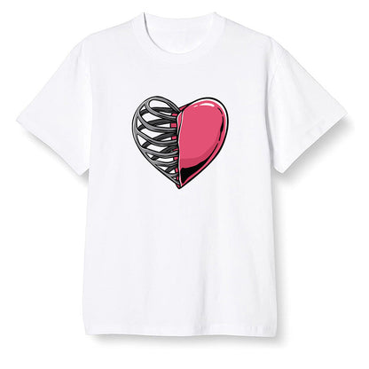 Pop Colour AJ6 Retro Hare - Your heart - White Men T-shirt