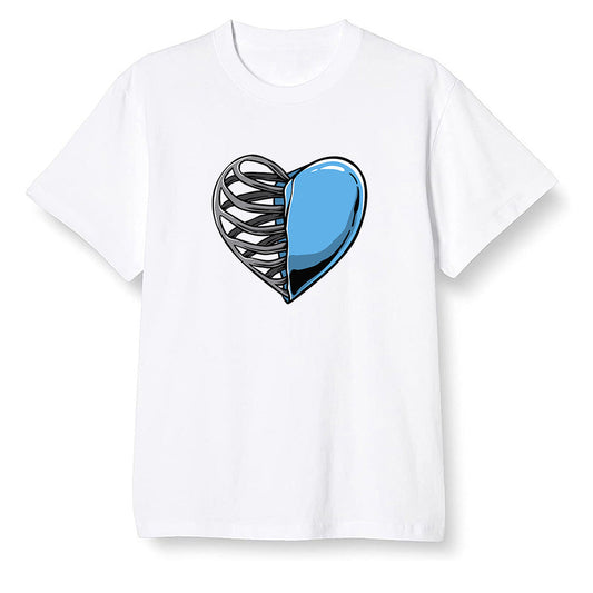 Pop Colour AJ6 UNC White - Your heart - White Men T-shirt