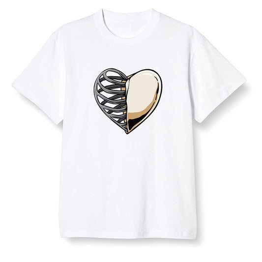 Pop Colour AJ6 Retro Quai 54 - Sail Gum - Your heart - White Men T-shirt