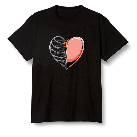Pop Colour AJ6 Retro Psg Iron Grey Infrared - Your heart - Black Men T-shirt