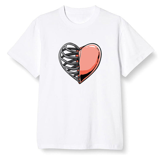 Pop Colour AJ6 Retro Psg Iron Grey Infrared - Your heart - White Men T-shirt