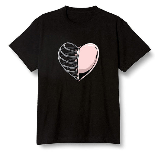 Pop Colour AJ6 Retro Gold Hoops - Your heart - Black Men T-shirt