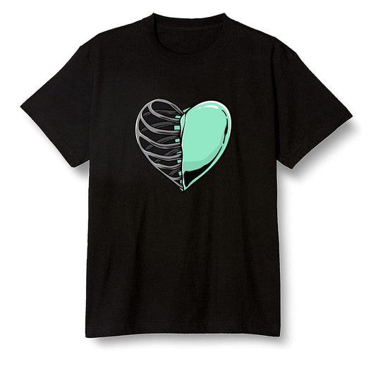 Pop Colour AJ6 Tiffany Blue - Your heart - Black Men T-shirt