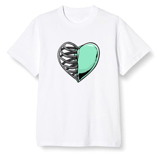 Pop Colour AJ6 Tiffany Blue - Your heart - White Men T-shirt