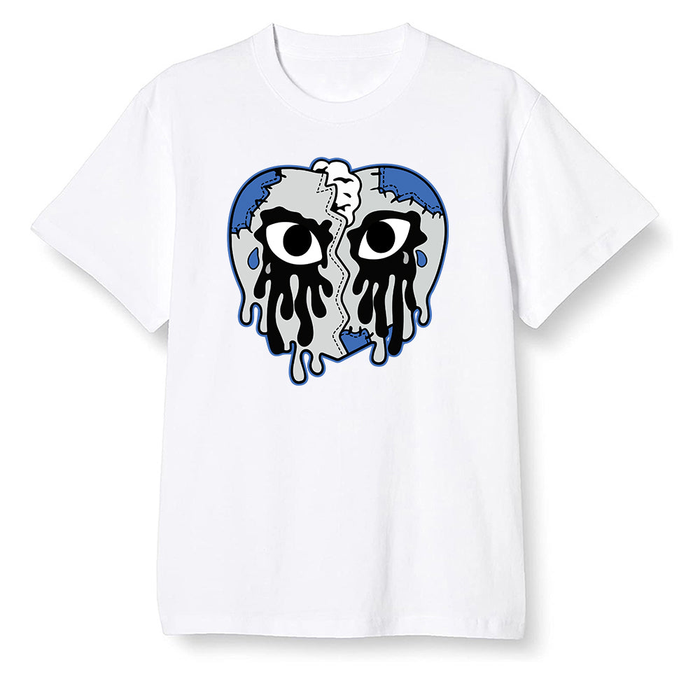 Pop Colour AJ13 Retro Black Royal - i crying heart - White Men T-shirt