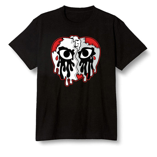 Pop Colour AJ13 Retro HE Got Game - i crying heart - Black Men T-shirt