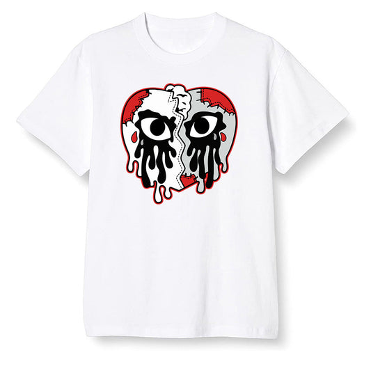 Pop Colour AJ13 Retro HE Got Game - i crying heart - White Men T-shirt
