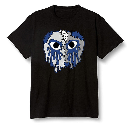 Pop Colour AJ13 Retro Flint - i crying heart - Black Men T-shirt
