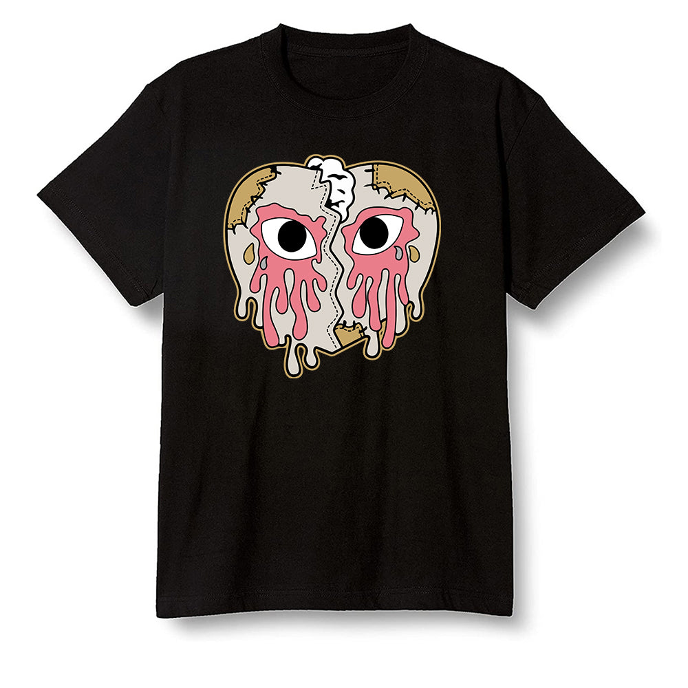 Pop Colour AJ13 Retro CNY - i crying heart - Black Men T-shirt