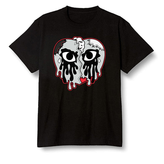 Nike Pop Colour AJ6 Retro Reflective Infrared - i crying heart - Black Men T-shirt