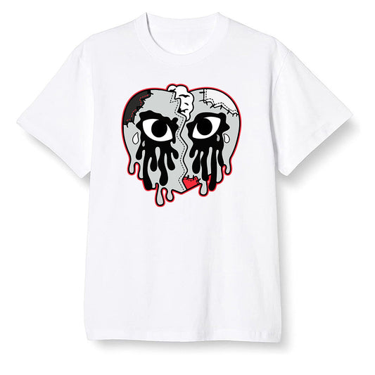 Nike Pop Colour AJ6 Retro Reflective Infrared - i crying heart - White Men T-shirt
