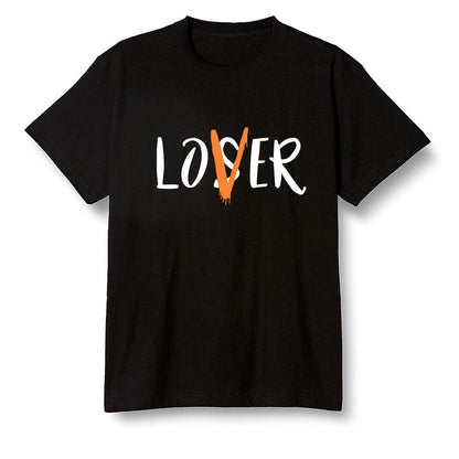 Pop Colour AJ1 Retro High OG Electro Orange - loser lover  - Black Men T-shirt