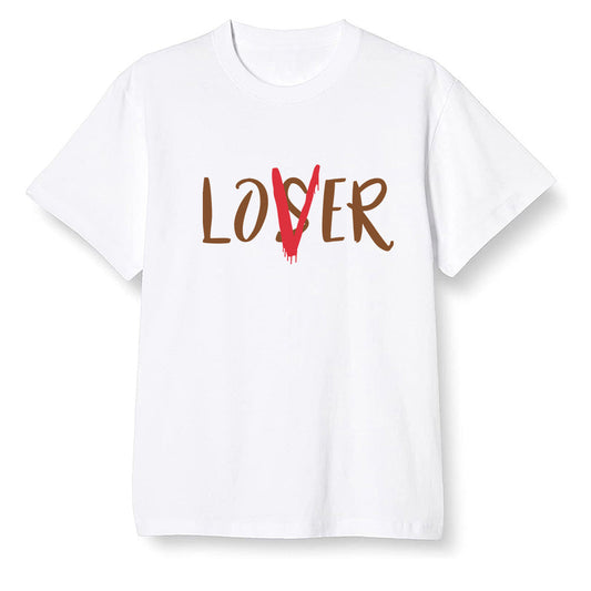 Pop Colour AJ1 High OG TS SP Travis Scott - Mocha - loser lover  - White Men T-shirt