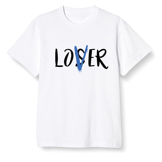 Pop Colour AJ13 Retro Black Royal - loser lover - White Men T-shirt