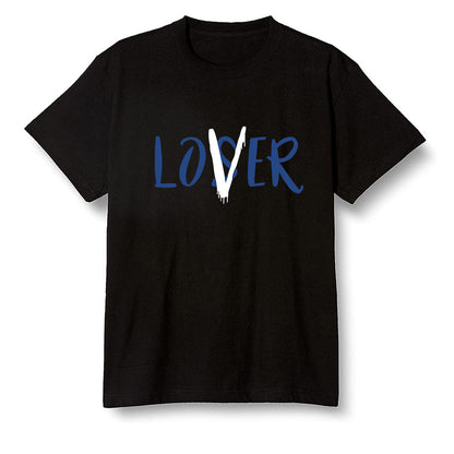 Pop Colour AJ13 Retro Flint - loser lover - Black Men T-shirt