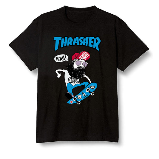 Pop Colour AJ1 NRG Joint Model - UNC - skateboard hipster  - Black Men T-shirt