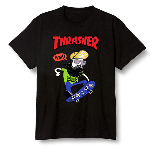 Pop Colour AJ1 Retro OG High J Balvin - Colores Y Vibras - skateboard hipster  - Black Men T-shirt