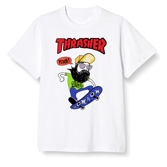 Pop Colour AJ1 Retro OG High J Balvin - Colores Y Vibras - skateboard hipster  - White Men T-shirt