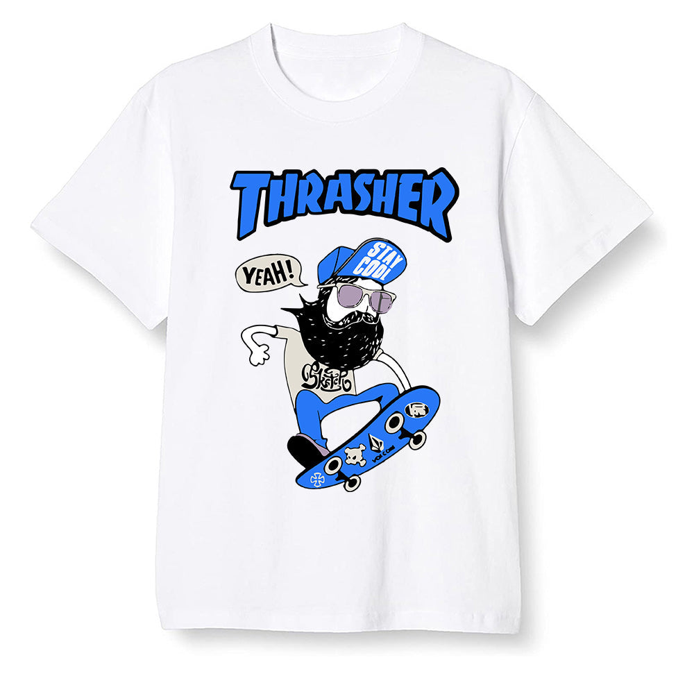 Pop Colour AJ13 Retro Black Royal - skateboard hipster - White Men T-shirt