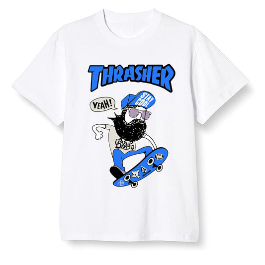 Pop Colour AJ13 Retro Black Royal - skateboard hipster - White Men T-shirt