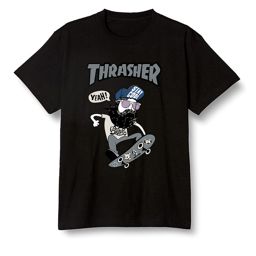 Pop Colour AJ13 Retro Flint - skateboard hipster - Black Men T-shirt