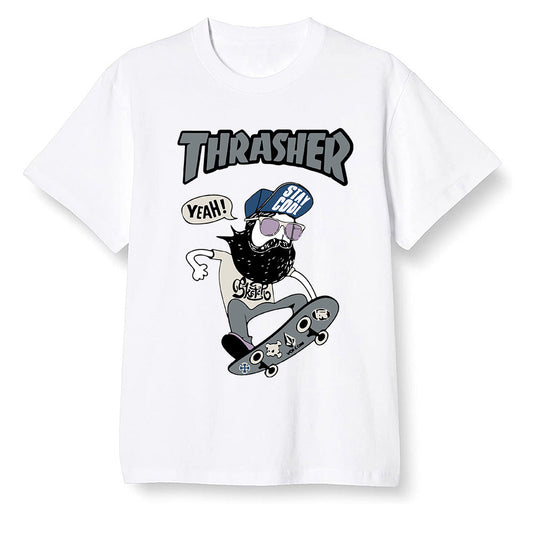 Pop Colour AJ13 Retro Flint - skateboard hipster - White Men T-shirt