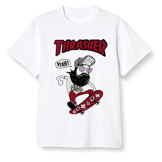 Pop Colour AJ13 Retro Gym Red Flint Grey - skateboard hipster - White Men T-shirt