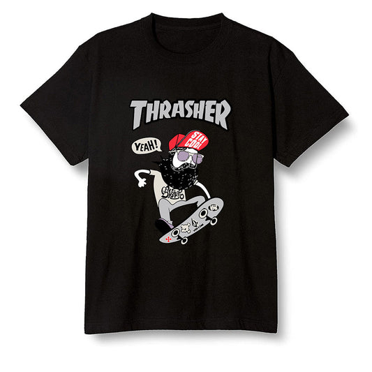 Nike Pop Colour AJ6 Retro Reflective Infrared - skateboard hipster - Black Men T-shirt